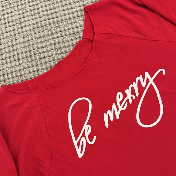 Be Merry Reclaimed Scoop Neck Sweatshirt - Picture 4 of 7
